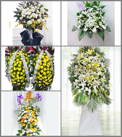 辽宁大连金州区白事花篮预定